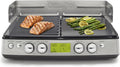Elite XL Smoke-less Grill and Griddle, Healthy Ceramic Nonstick Interchangeable/Removeable Cast Aluminum Plates, Indoor BBQ Sear Sizzle, LCD Display, Splash Guard, Drip Tray, PFAS-Free, Black